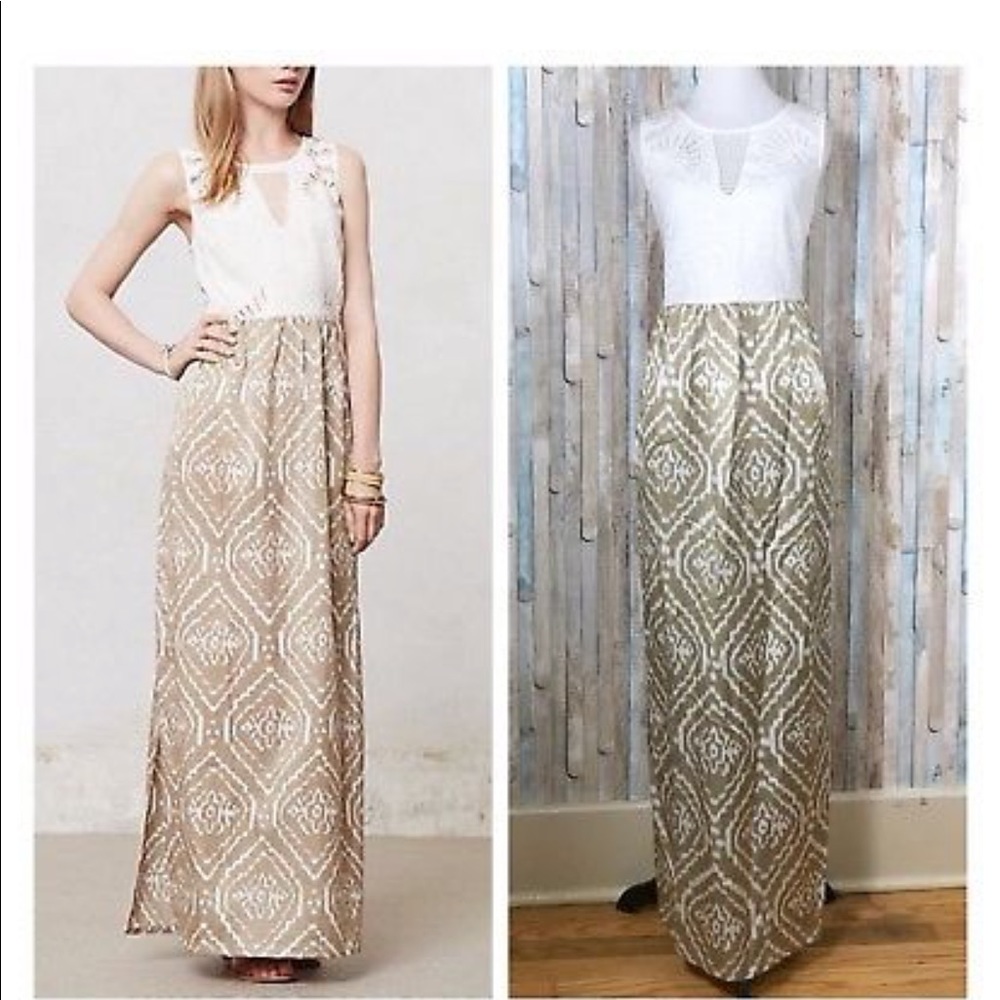 Anthropologie maxi dress